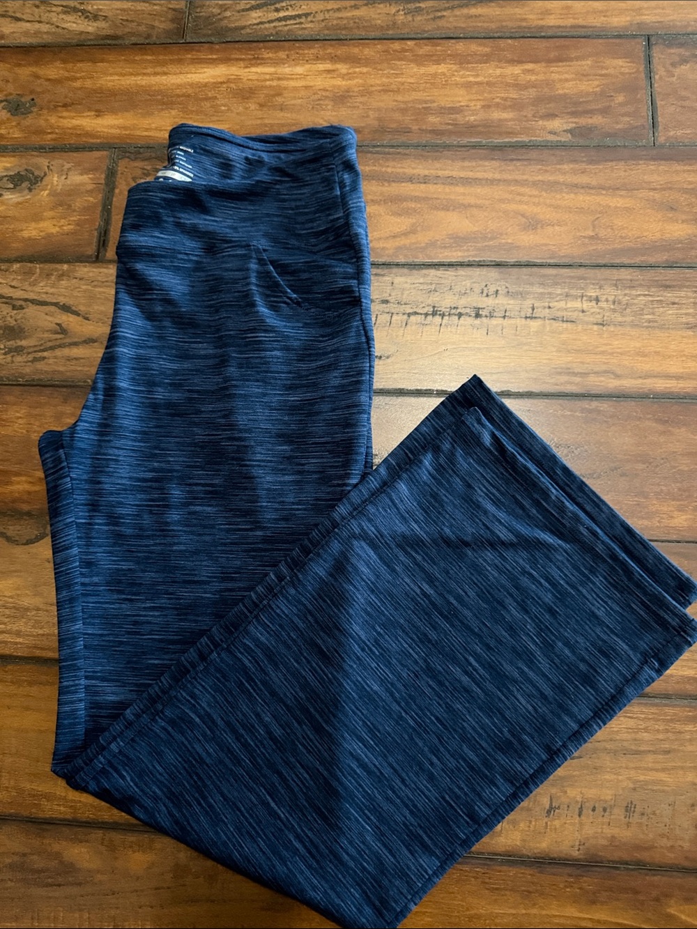Iuga Heathered Navy Wide Leg Pants